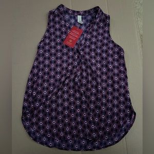 Evereve Allison Joy Tank, Size S/ Red, White, and Blue